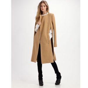 Alexander Wang Women’s Natural Nubby Wool Coat 0